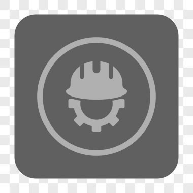 Geliştirme Hardhat yuvarlak kare düğme