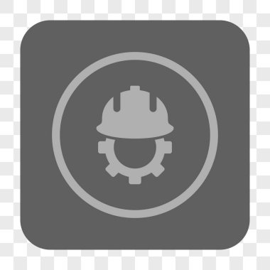 Geliştirme kask yuvarlak kare düğme