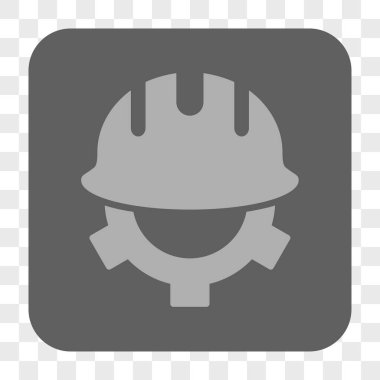 Geliştirme kask yuvarlak kare düğme