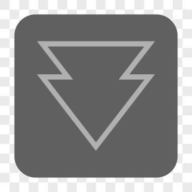 Yuvarlatılmış Kare düğme aşağı yön