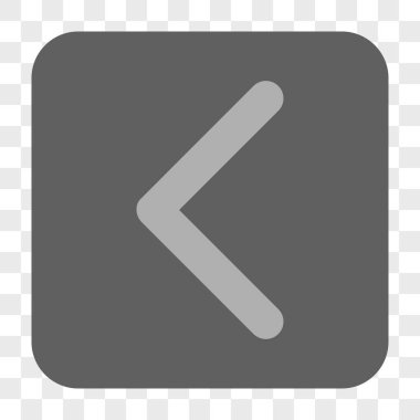 Yön sol yuvarlak kare düğme