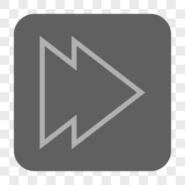 Yön sağ yuvarlak kare düğme