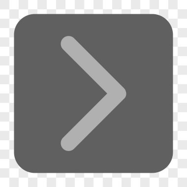 Yön sağ yuvarlak kare düğme