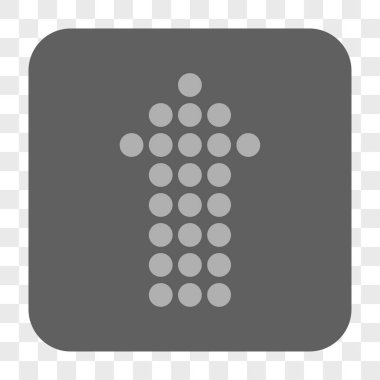 Yuvarlatılmış Kare düğmesini yukarı noktalı ok