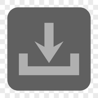 Yüklemeler yuvarlak kare düğme