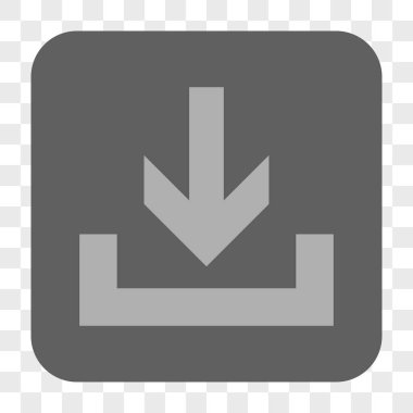 Yüklemeler yuvarlak kare düğme