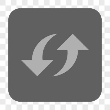 Exchange okları yuvarlak kare düğme