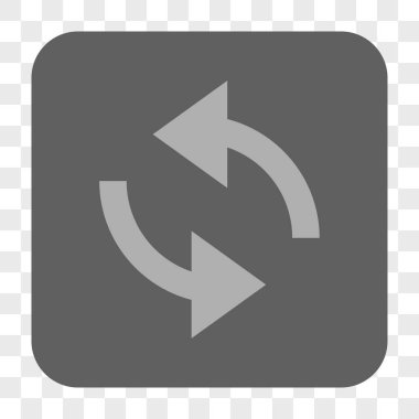 Exchange okları yuvarlak kare düğme