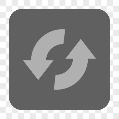 Exchange okları yuvarlak kare düğme