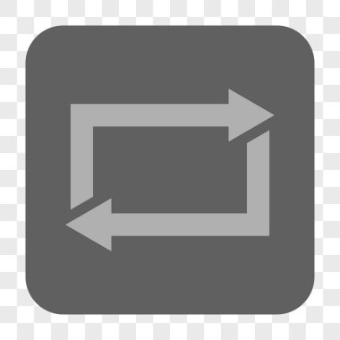 Exchange okları yuvarlak kare düğme