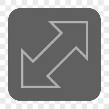 Exchange çapraz kare düğme yuvarlak