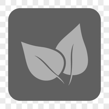 Flora Bitki yuvarlak kare düğme