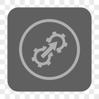 Dişli Tümleştirme yuvarlak kare düğme