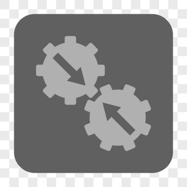 Dişli Tümleştirme yuvarlak kare düğme