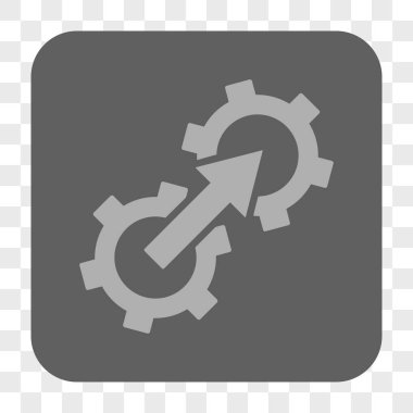 Dişli Tümleştirme yuvarlak kare düğme