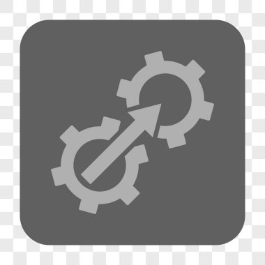 Dişli Tümleştirme yuvarlak kare düğme