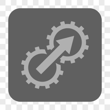 Dişli Tümleştirme yuvarlak kare düğme