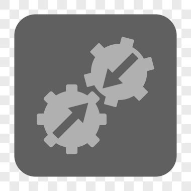 Dişli Tümleştirme yuvarlak kare düğme