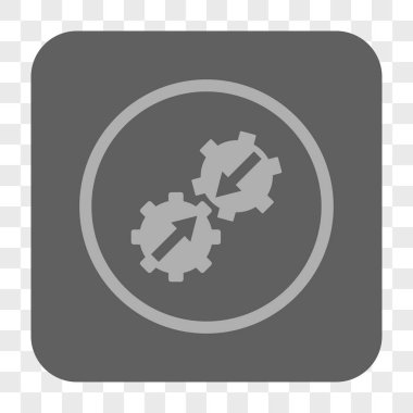 Dişli Tümleştirme yuvarlak kare düğme