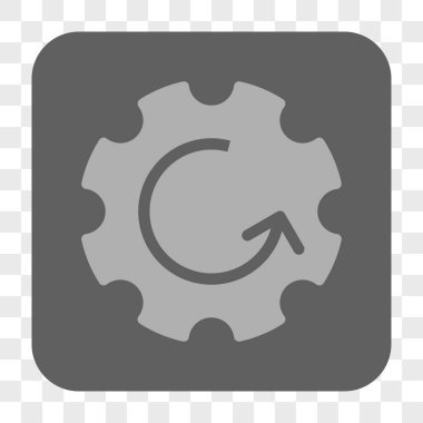 Dişli döndürme yuvarlak kare düğme