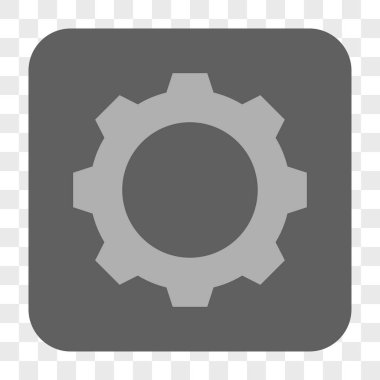 Dişli yuvarlak kare düğme