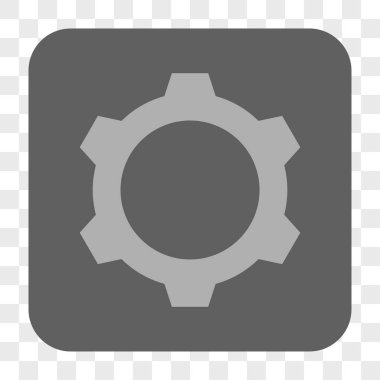 Dişli yuvarlak kare düğme