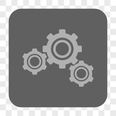 Gears'ı yuvarlak kare düğme