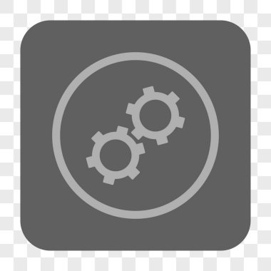 Gears'ı yuvarlak kare düğme