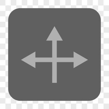 Kavşak yön yuvarlak kare düğme