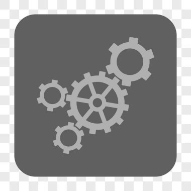 Mekanizması yuvarlak kare düğme