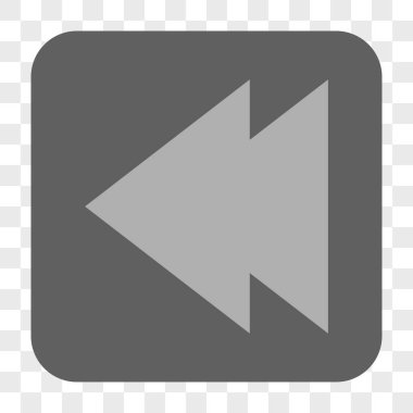 Hareket sol yuvarlak kare düğme