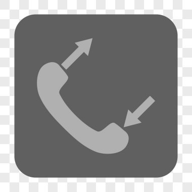 Konuşan yuvarlatılmış kare düğme telefon