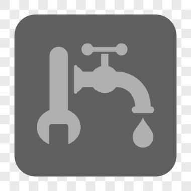 Sıhhi tesisat yuvarlak kare düğme