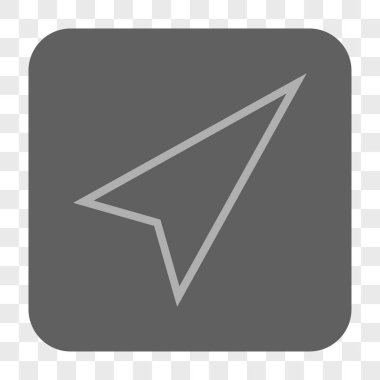 İşaretçi şu kadar kare düğme yuvarlak