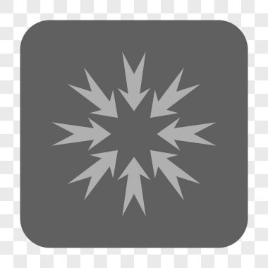 Oklar yuvarlatılmış kare düğme basınç