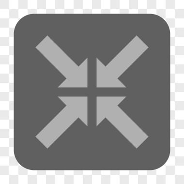 Oklar yuvarlatılmış kare düğme basınç