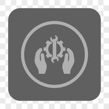 Onarım hizmeti yuvarlak kare düğme