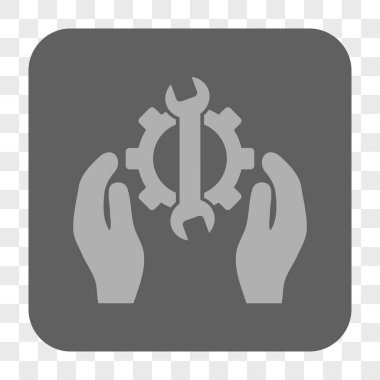 Onarım hizmeti yuvarlak kare düğme