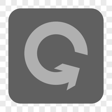 Döndürme Ccw yuvarlak kare düğme