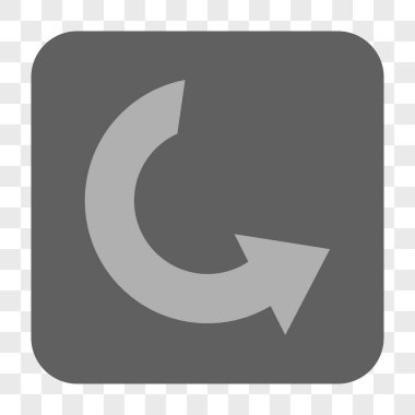 Döndürme Ccw yuvarlak kare düğme