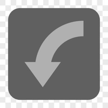 Yuvarlatılmış Kare düğmesini basılı döndürmek