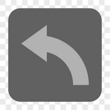 Sola Döndür yuvarlak kare düğme