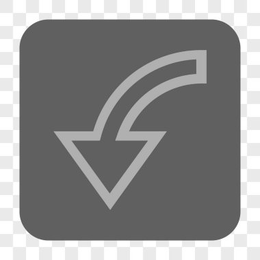 Sola Döndür yuvarlak kare düğme