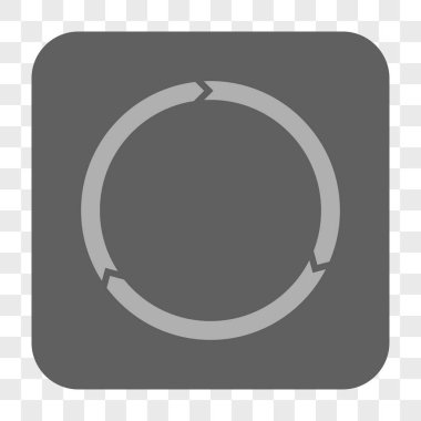 Döndürme yuvarlak kare düğme