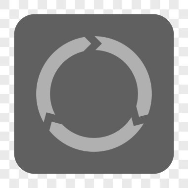 Döndürme yuvarlak kare düğme