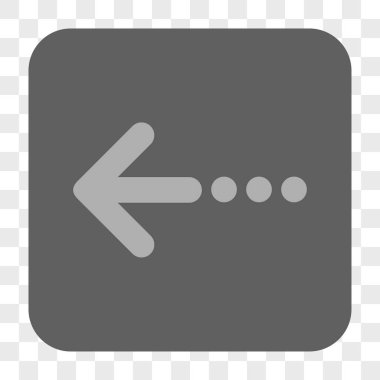 Sol yuvarlak kare düğme göndermek