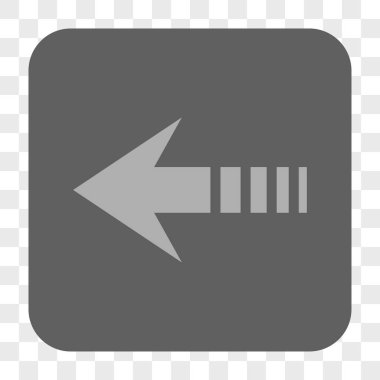 Sol yuvarlak kare düğme göndermek