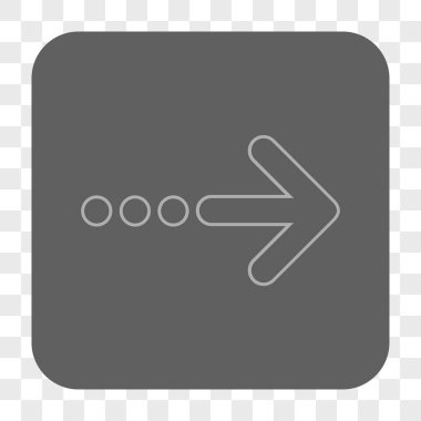 Sağ yuvarlak kare düğme göndermek