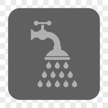 Duş musluk yuvarlak kare düğme