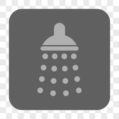 Duş yuvarlak kare düğme